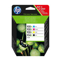 HP 934XL Pack de 4 cartouches Haute capacité authentiques Noir/935XL cyan/magenta/jaune