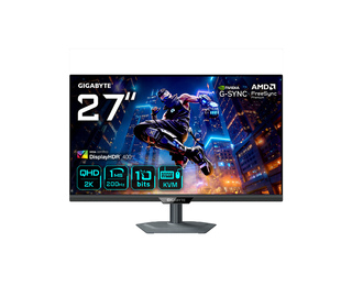 GIGABYTE M27Q2 QD MONITEUR DE JEU 27” QHD - 2560 X 1440, 200HZ, 1MS, 350 CD/M², FREESYNC PREMIUM, DISPLAY HDR400, HDMI 2.0, DISP