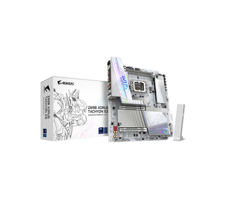 GIGABYTE Z890 AORUS TACHYON ICE Carte Mère – Processeurs Intel Core Ultra (série 2), VRM 18+1+2 phases, jusqu’à 9500 MHz DDR5 (O