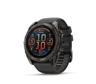 Garmin Fenix 8 3,56 cm (1.4") AMOLED 51 mm Numérique 454 x 454 pixels Écran tactile Titane Wifi GPS (satellite)
