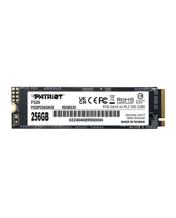 Patriot Memory P320 256 Go M.2 PCI Express 3.0 NVMe