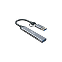 Equip 128969 hub & concentrateur USB 3.2 Gen 1 (3.1 Gen 1) Type-C 5000 Mbit/s Gris