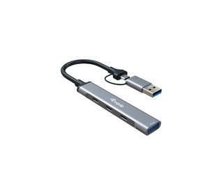Equip 128969 hub & concentrateur USB 3.2 Gen 1 (3.1 Gen 1) Type-C 5000 Mbit/s Gris