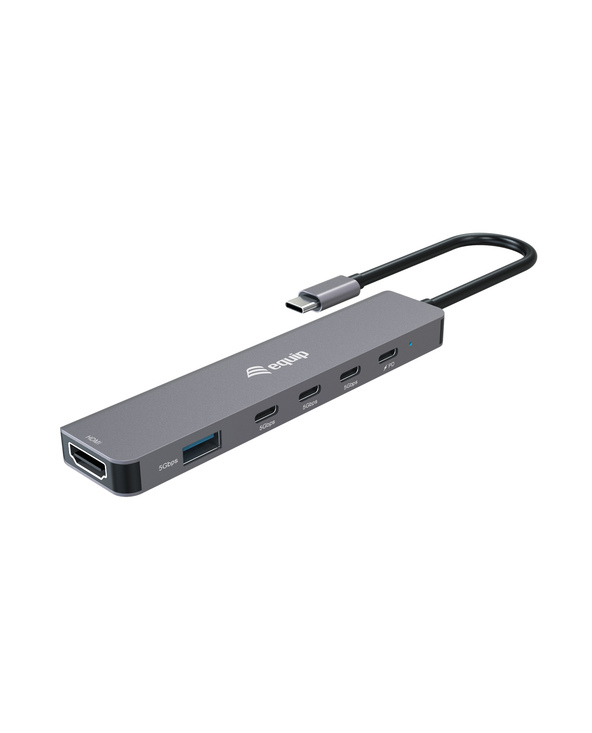 Equip 133500 station d'accueil Avec fil USB 3.2 Gen 1 (3.1 Gen 1) Type-C Gris
