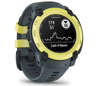 Garmin Instinct E 2,18 cm (0.86") MIP 40 mm Numérique 166 x 166 pixels Gris, Citron vert GPS (satellite)