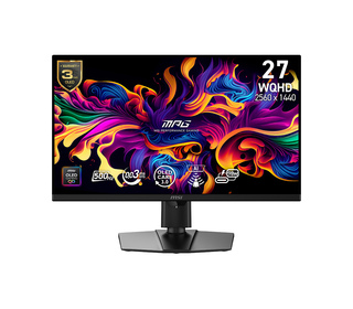 MSI MPG 271QR QD-OLED X50 26.5" Wide Quad HD 1 ms Noir