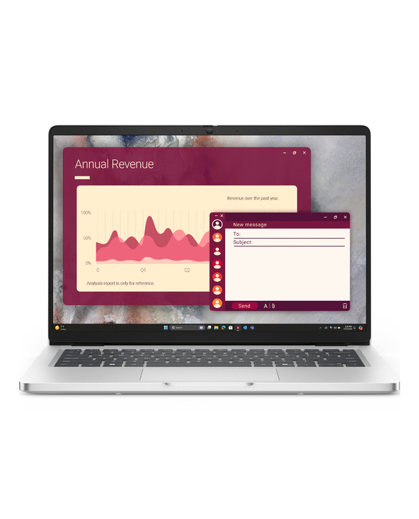 DELL Pro PC14250 14" Intel Core Ultra 7 16 Go Platine 512 Go