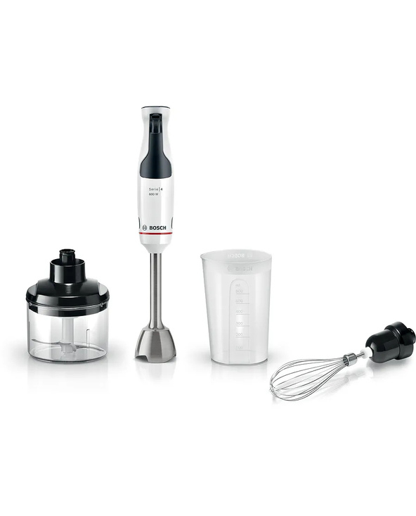 Mixeur plongeant BOSCH MSM4W221 4 lames aiguiseés Bol mélangeur Mini hachoir Fouet Engrenage céramique - vue 7