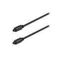 König Toslink Male/Toslink Male, 5 m câble audio Anthracite