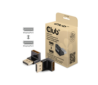 CLUB3D CAC-1008 changeur de genre de câble DisplayPort Noir