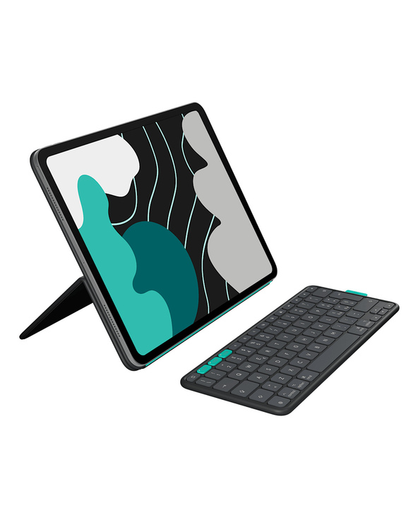 Logitech Flip Folio QWERTZ Suisse Bluetooth Graphite