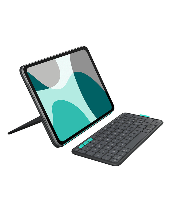 Logitech Flip Folio QWERTZ Suisse Bluetooth Graphite