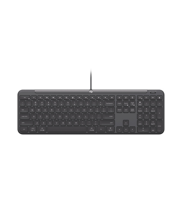 Logitech Signature Slim Wired K620 For Business clavier Universel USB AZERTY Français Graphite