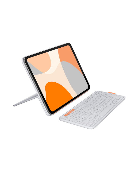 Logitech Flip Folio AZERTY Français Bluetooth Gris clair