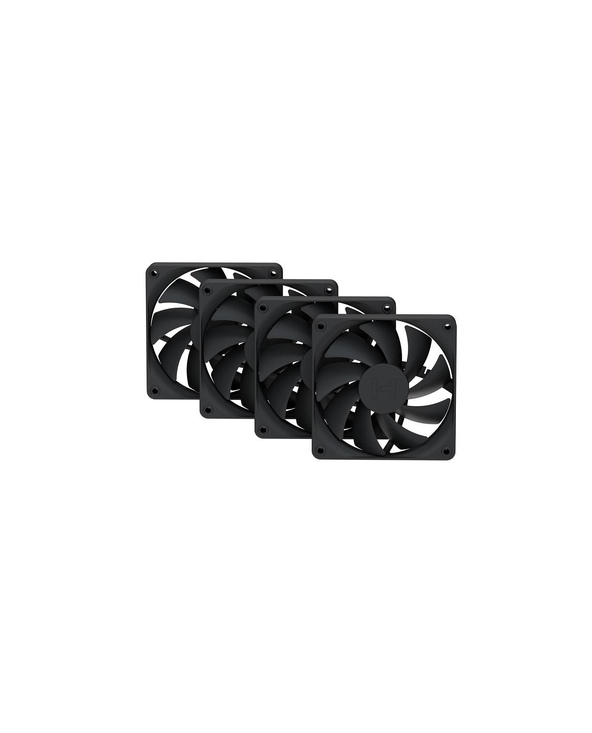 HYTE FAN- -FA12-BB-4 système de refroidissement d’ordinateur Processeur Ventilateur 12 cm Noir 4 pièce(s)