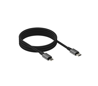 Vision TC 1MLTGMAG/BL câble Lightning 1 m Noir