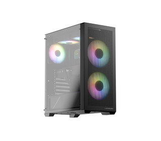 LC-Power LC-717B-ON unité centrale Midi Tower Blanc