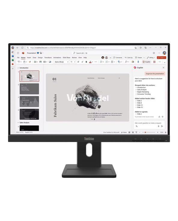 Lenovo ThinkVision E22-40 MONITEUR 21.5" LCD Full HD 6 ms Noir