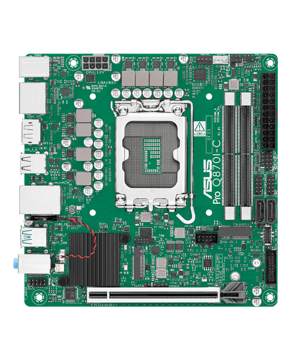 ASUS PRO Q870I-C-CSM Intel Q870 LGA 1851 (Socket V1) mini ITX