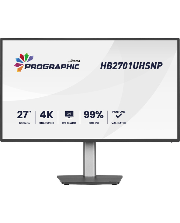 iiyama PROGRAPHIC HB2701UHSNP-B1 27" LCD 4K Ultra HD 4 ms Noir