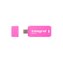 Integral Neon-C INFD128GBNEONCPK3.2 lecteur USB flash 128 Go USB Type-C 3.2 Gen 1 (3.1 Gen 1) Noir