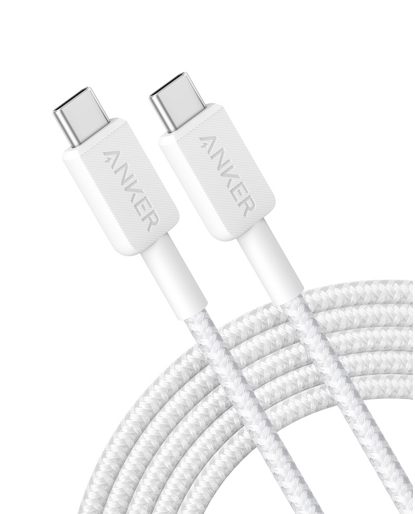 Anker A81F7G21 câble USB 3 m USB C Blanc