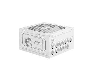 MSI MAG A1000GL PCIE5 WHITE unité d'alimentation d'énergie 1000 W 24-pin ATX ATX Blanc