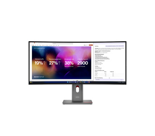Lenovo ThinkVision P40WD-40 MONITEUR 39.7" LED WUHD 6 ms Noir