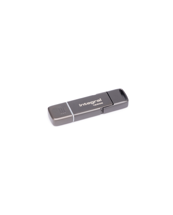 Integral INUSSD128GBSLIMXDL3.2 lecteur à circuits intégrés externe 128 Go USB Type-A / USB Type-C USB 3.2 Gen 2x2 Bronze