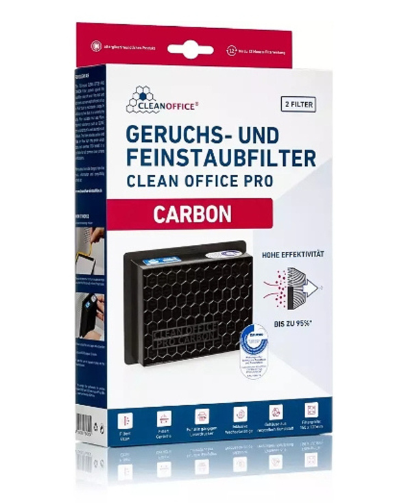 CleanOffice 16/840.40.40 Pièce détachée ou accessoire pour imprimante/scanner Filtre de sortie 2 pièce(s)