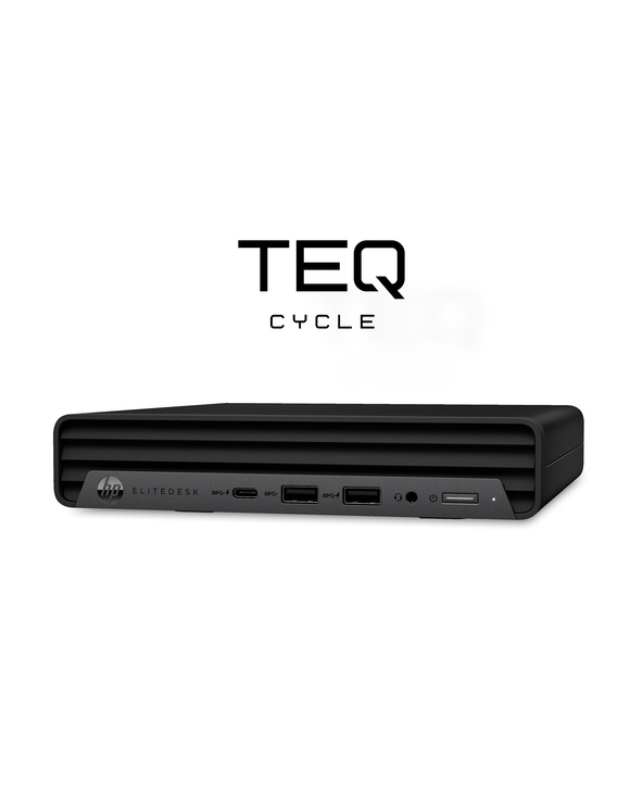 Teqcycle HP ELITEDESK 800 G6 Mini PC I5 16 Go 256 Go Windows 11 Pro Noir