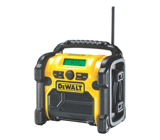 DeWALT DCR020-QW Radio portable Numérique Noir, Jaune