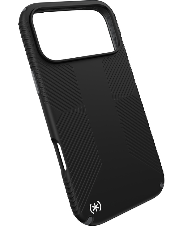 Speck Presidio2 Grip + MS Apple iPhone 17 Pro Max Black - with Microban coque de protection pour téléphones portables 17,5 cm (6