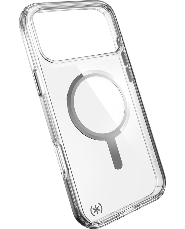 Speck Presidio Perfect Clear + MS Apple iPhone 17 Pro Max Clear - with Microban coque de protection pour téléphones portables 17