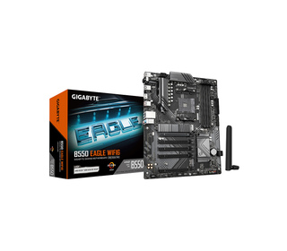 GIGABYTE B550 EAGLE WIFI6 Carte mère - Processeurs AMD Ryzen série 5000 G, VRM 10+3+1 phases, jusqu'à 3200 MHz DDR4, 1xPCIe 4.0 