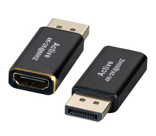 EFB Elektronik EB484-4K30 changeur de genre de câble DisplayPort HDMI Noir