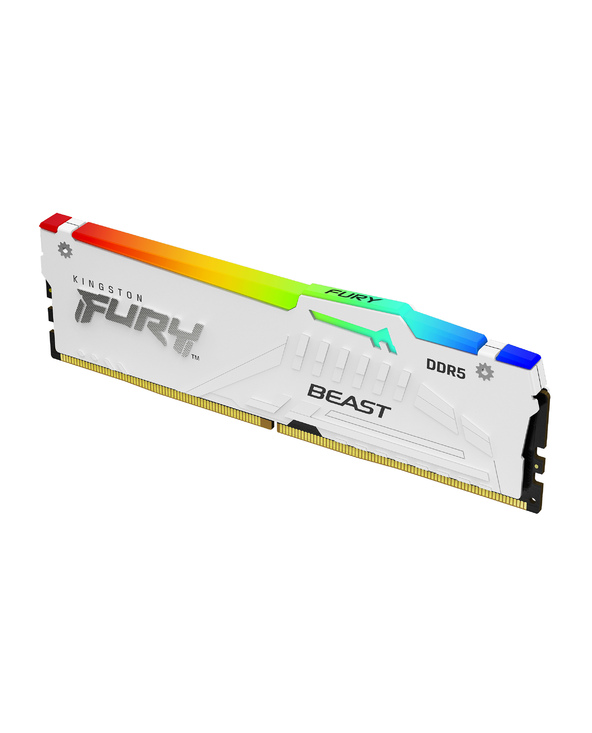 Kingston Technology FURY Beast 16 Go 5600 MT/s DDR5 CL40 DIMM White RGB XMP