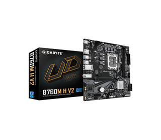 GIGABYTE B760M H V2 Carte Mère - Prend en charge les processeurs Intel Core 14e génération, VRM numérique 5+1+1 phases, jusqu’à 