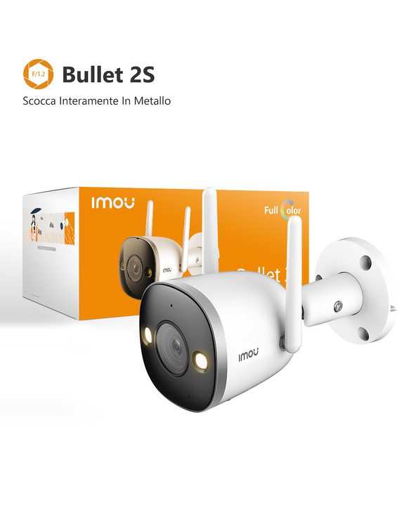 Imou Bullet 2S Balle (forme) Caméra de sécurité IP Intérieure 1920 x 1080 pixels Plafond/mur