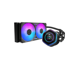 Cooler Master MasterLiquid Atmos II 240 LCD Black Processeur Kit de refroidissement du liquide 12 cm Noir 1 pièce(s)