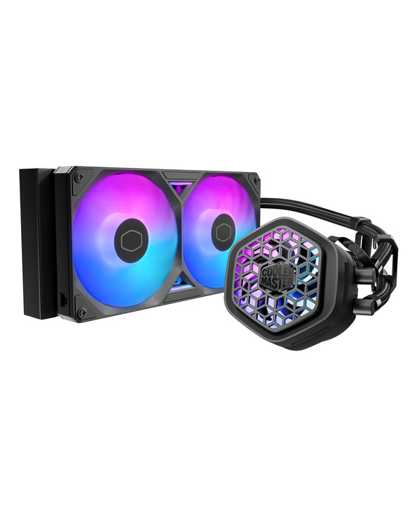 Cooler Master MasterLiquid Atmos II 240 VRM Fan Black Processeur Kit de refroidissement du liquide 12 cm Noir 1 pièce(s)