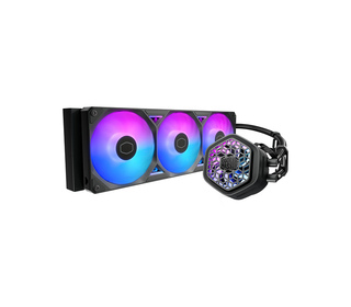 Cooler Master MasterLiquid Atmos II 360 VRM Fan Black Processeur Kit de refroidissement du liquide 12 cm Noir 1 pièce(s)