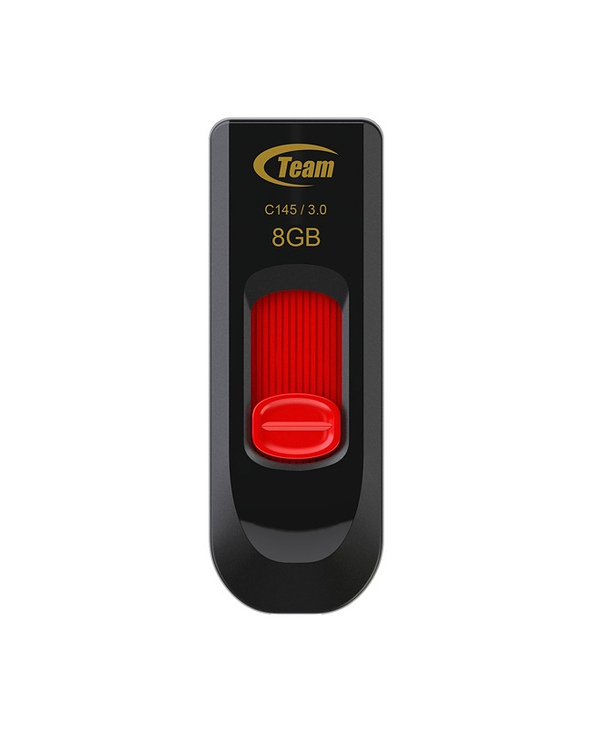 Team Group C145 lecteur USB flash 8 Go USB Type-A 3.2 Gen 1 (3.1 Gen 1) Noir, Rouge