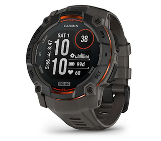 Garmin Instinct 3 Solar 3,3 cm (1.3") MIP 50 mm Numérique 176 x 176 pixels Écran tactile Noir GPS (satellite)