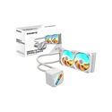 GIGABYTE GAMING 240 ICE Refroidisseur Liquide pour CPU - 2x120mm Ventilateurs ARGB, mécanisme d’emboîtement coulissant, DAISY-CH