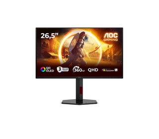AOC G4 Q27G4SDR 26.5" QD-OLED Quad HD 0,03 ms Noir, Rouge