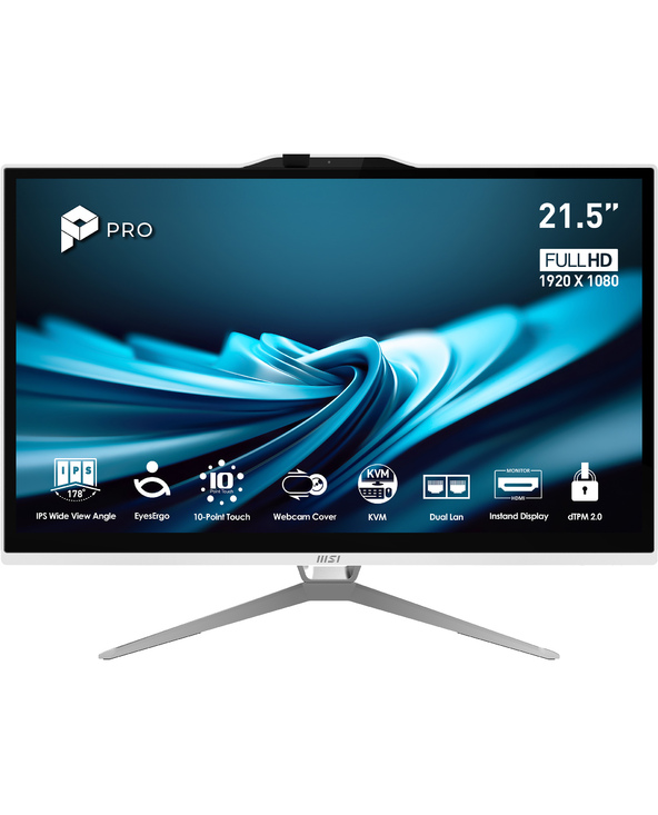 MSI Pro AP222T 14MA-605EU 21.5" I3 8 Blanc 512 Go