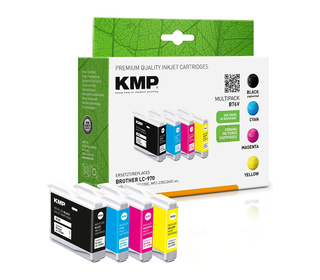 KMP 1060,4005 cartouche d'encre 4 pièce(s) Compatible Noir, Cyan, Magenta, Jaune