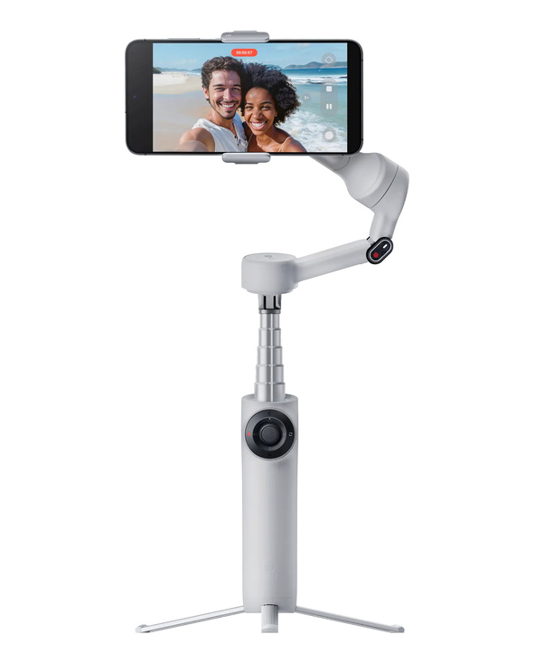 Insta360 Flow 2 Standard Bundle Stabilisateur de caméra de smartphone Gris clair