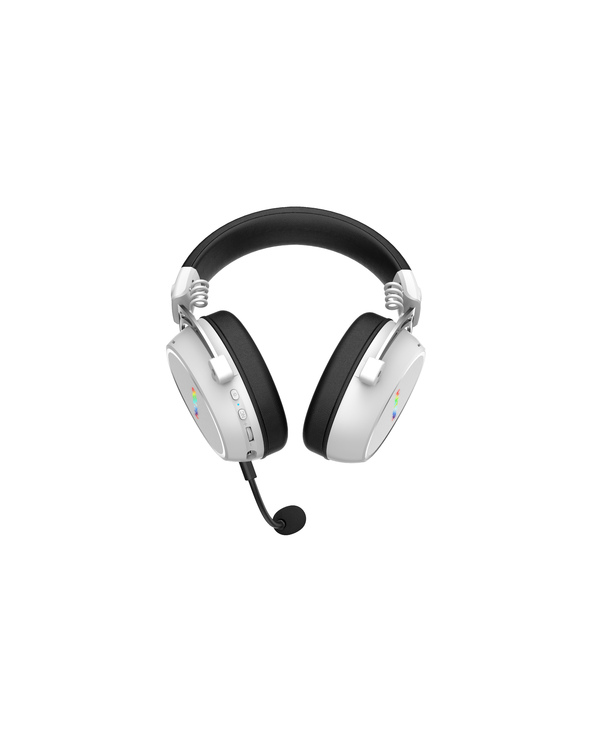 HATOR Hypergang 3 Wireless Casque Sans fil Arceau Gaming USB Type-C / USB Type-A Bluetooth Blanc
